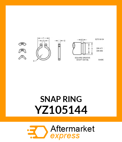 SNAP RING YZ105144