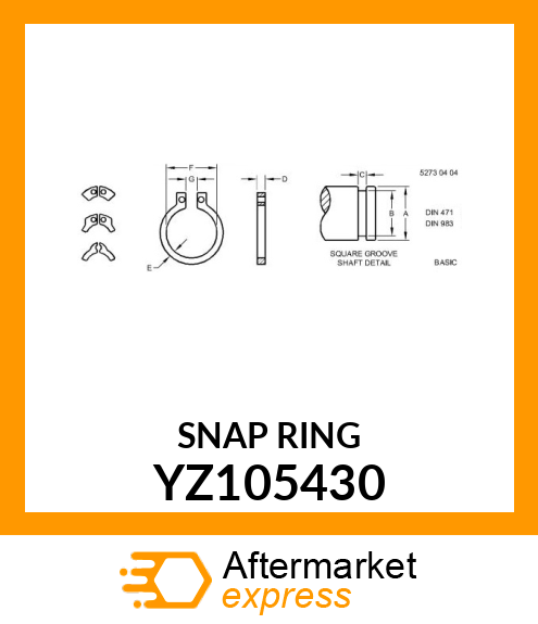 SNAP RING YZ105430