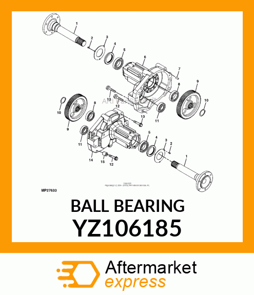 BALL BEARING YZ106185