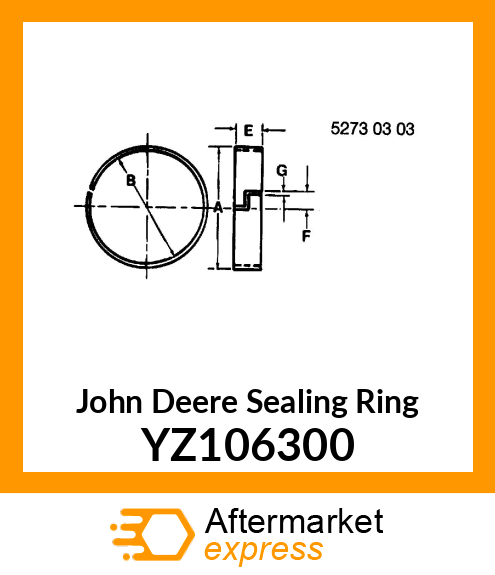 SEALING RING YZ106300