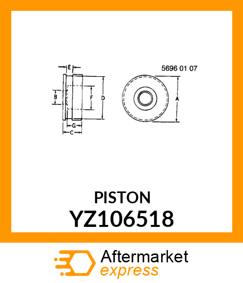 PISTON YZ106518