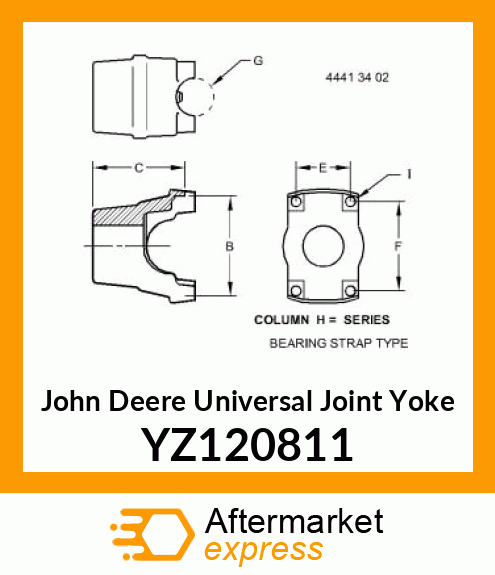 UNIVERSAL JOINT YOKE YZ120811