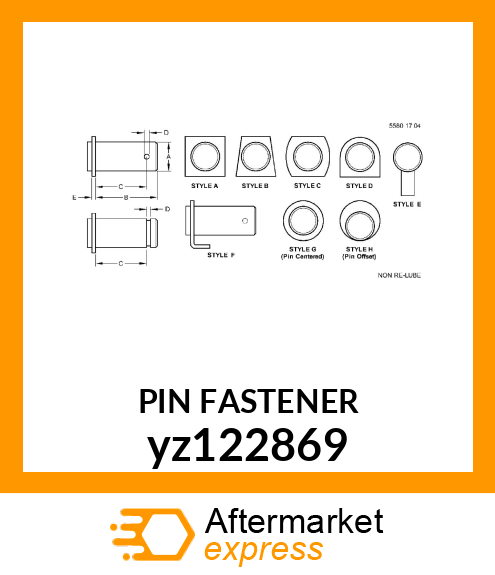 PIN FASTENER yz122869