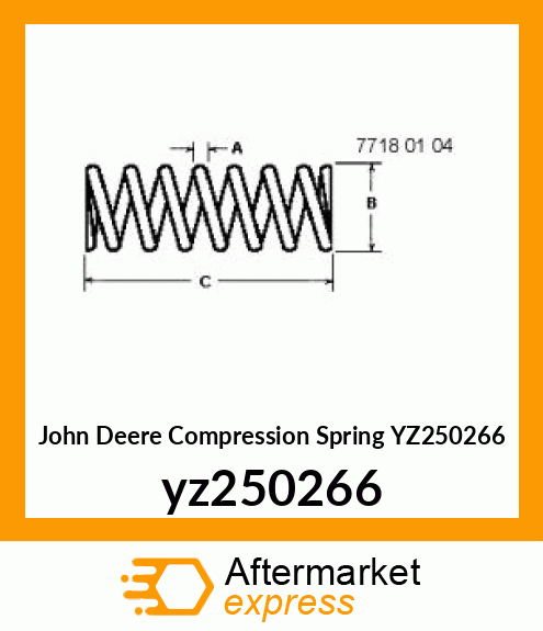 COMPRESSION SPRING, INTER yz250266