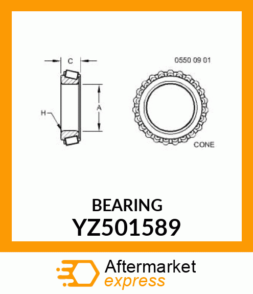 BEARING CONE YZ501589