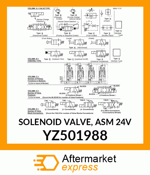 SOLENOID VALVE, ASM 24V YZ501988