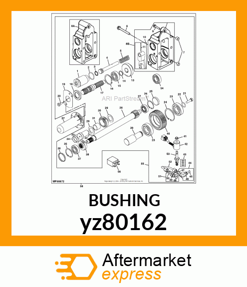 BUSHING, LOCATING yz80162