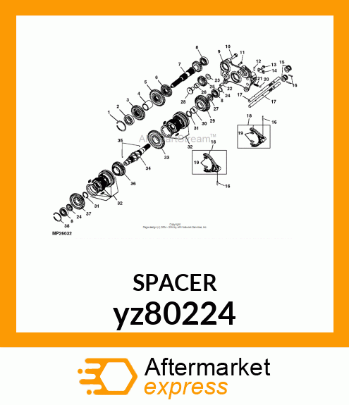 SPACER yz80224