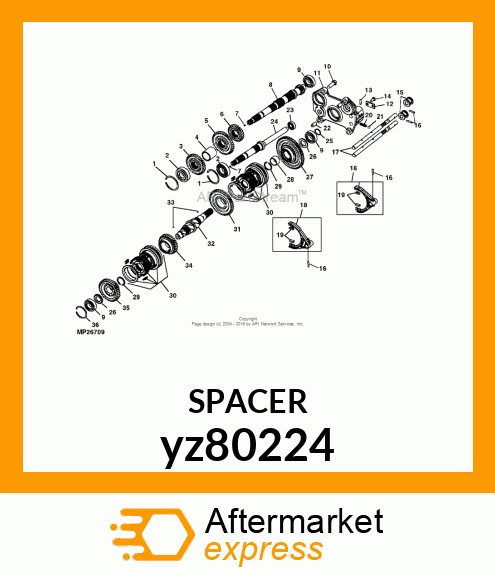 SPACER yz80224