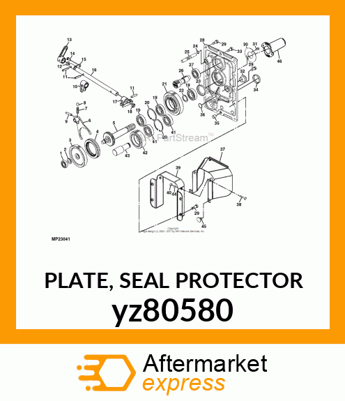 PLATE, SEAL PROTECTOR yz80580