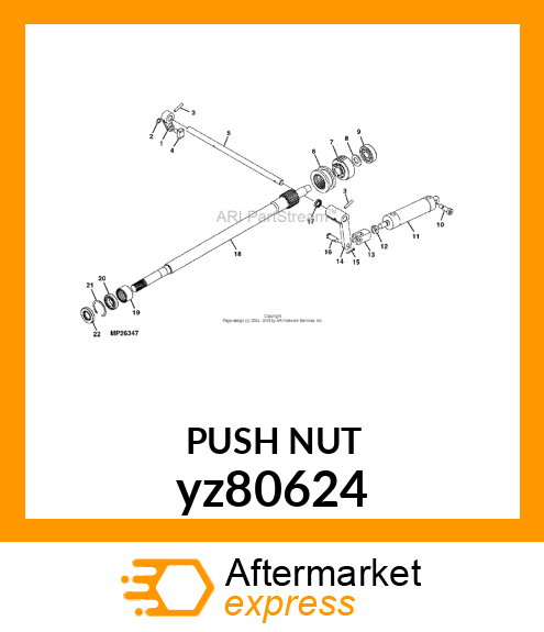 PUSH NUT yz80624