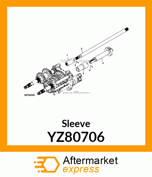 Sleeve YZ80706