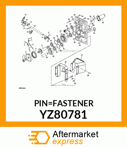 PIN FASTENER YZ80781