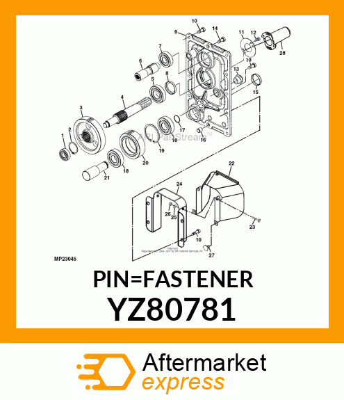 PIN FASTENER YZ80781