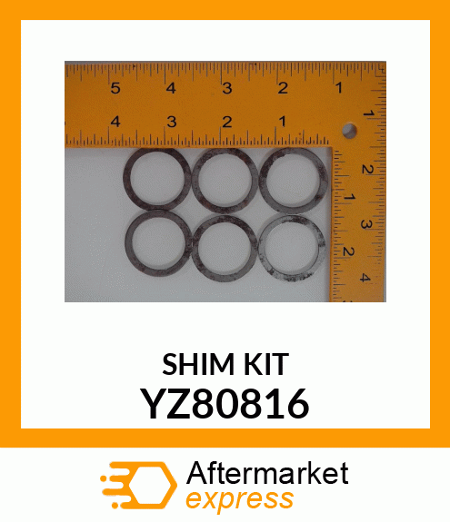 SHIM, SNUBBER PACK YZ80816