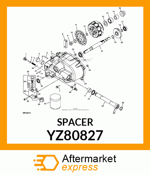 SPACER YZ80827