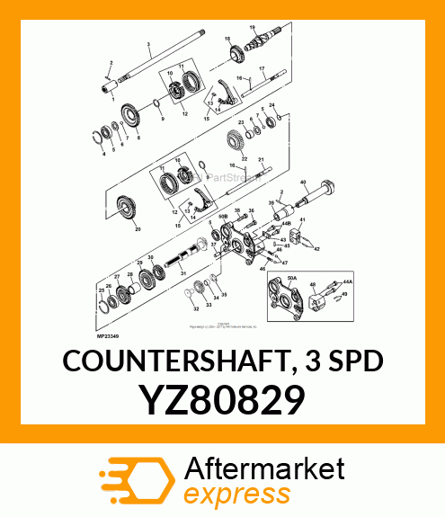 Countershaft YZ80829