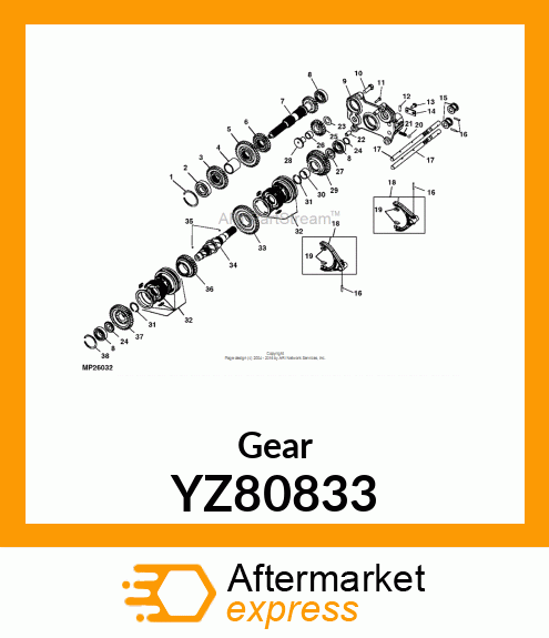 Gear YZ80833