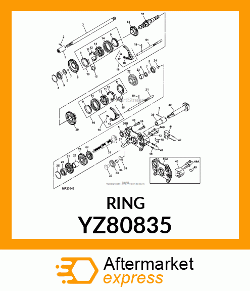 SNAP RING, RETAINING YZ80835