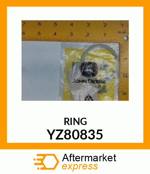 SNAP RING, RETAINING YZ80835