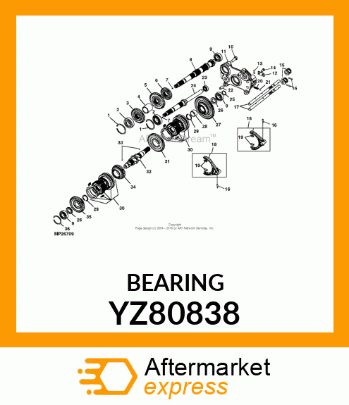 BEARING YZ80838