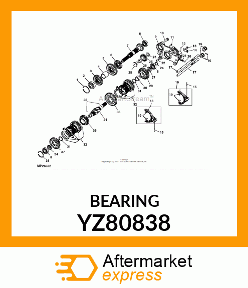 BEARING YZ80838