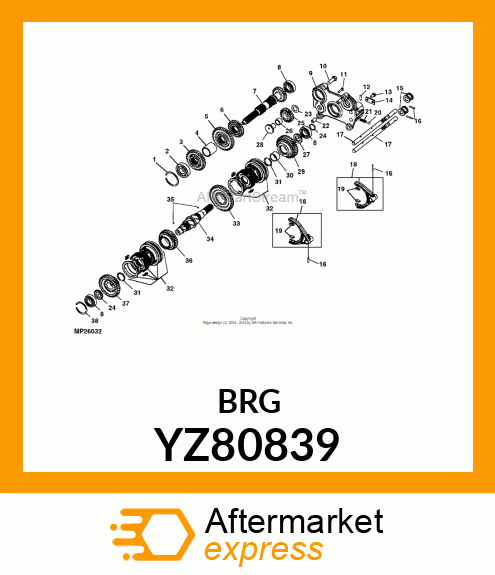 BEARING YZ80839