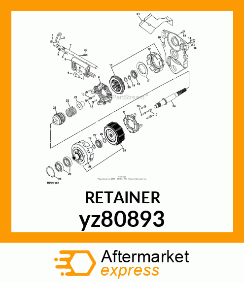 RETAINER yz80893