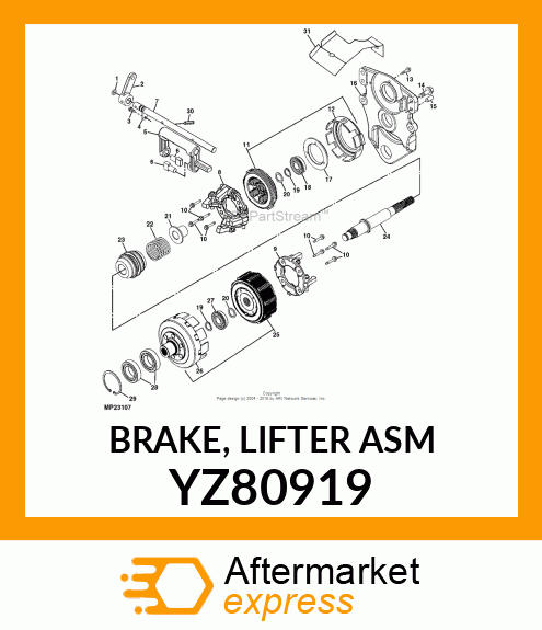 BRAKE, LIFTER ASM YZ80919