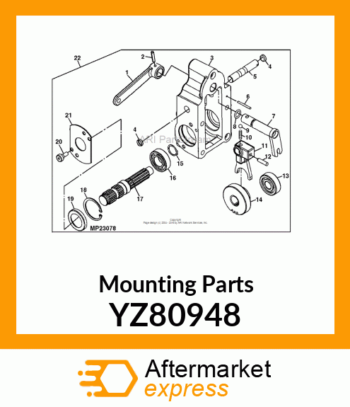 Mounting Parts YZ80948