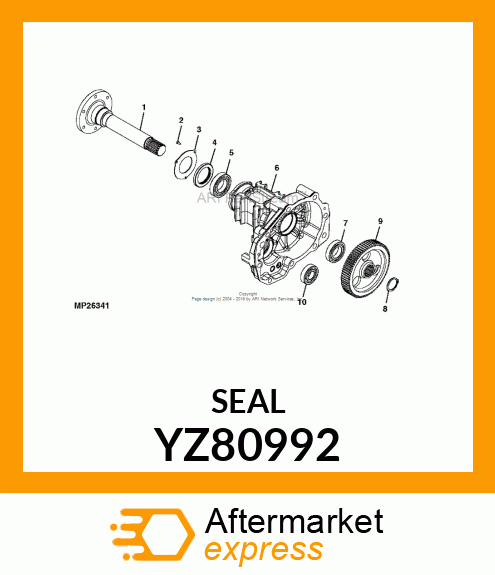 SEAL, OIL YZ80992