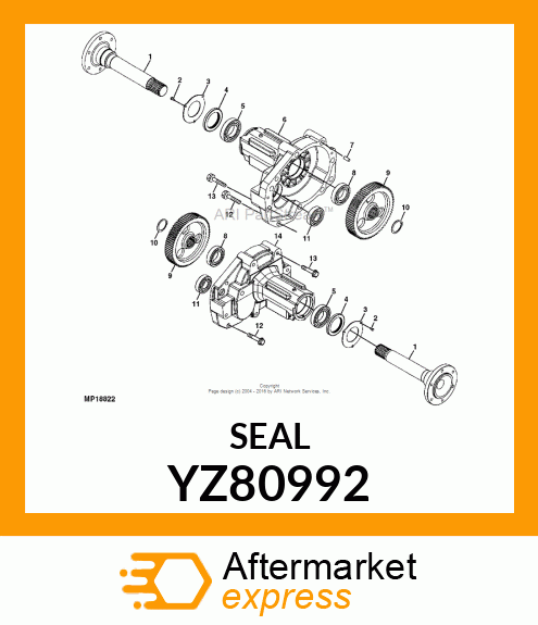 SEAL, OIL YZ80992