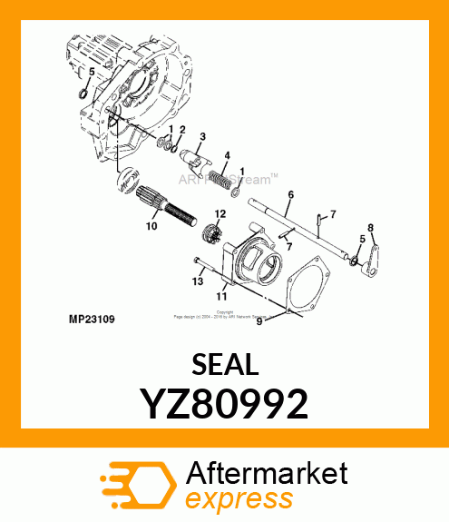 SEAL, OIL YZ80992