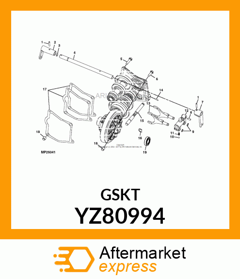 SHIM, RANGE KIT YZ80994