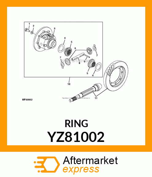 THRUST WASHER YZ81002