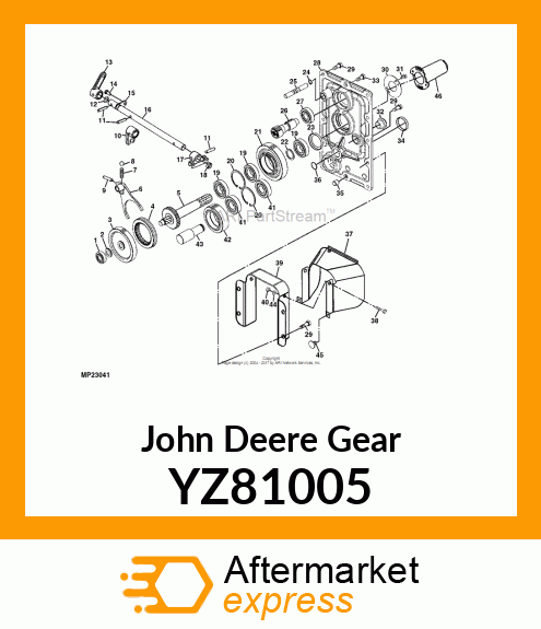 69T PTO GEAR YZ81005