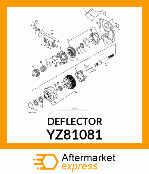 DEFLECTOR, OIL YZ81081