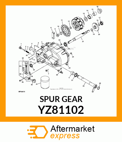 SPUR GEAR YZ81102