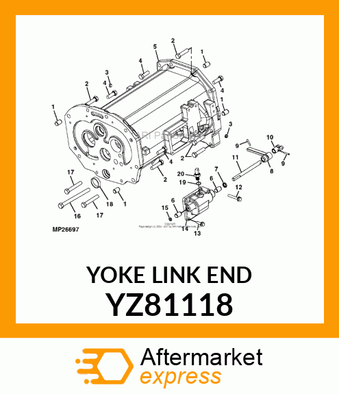 YOKE LINK END YZ81118