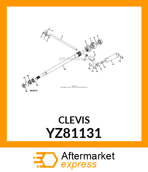 CLEVIS YZ81131