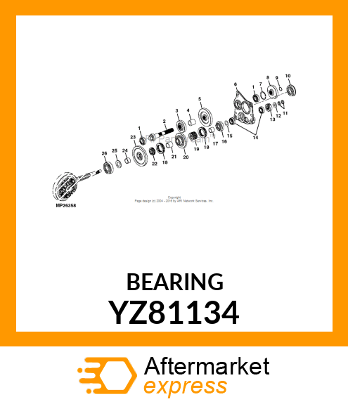 BEARING YZ81134