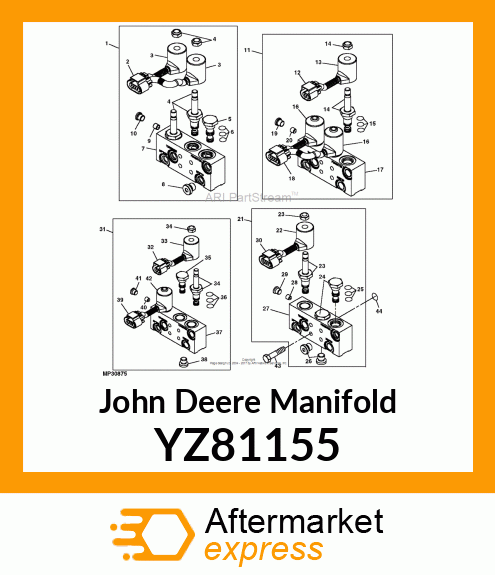 MANIFOLD, VALVE ASM YZ81155