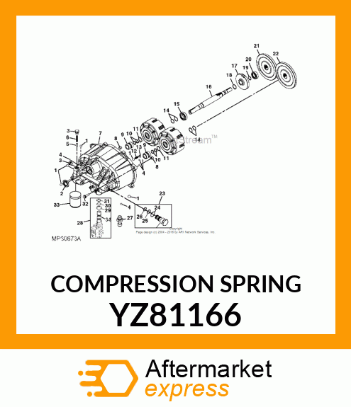 COMPRESSION SPRING YZ81166