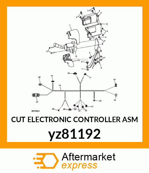 CUT ELECTRONIC CONTROLLER ASM yz81192