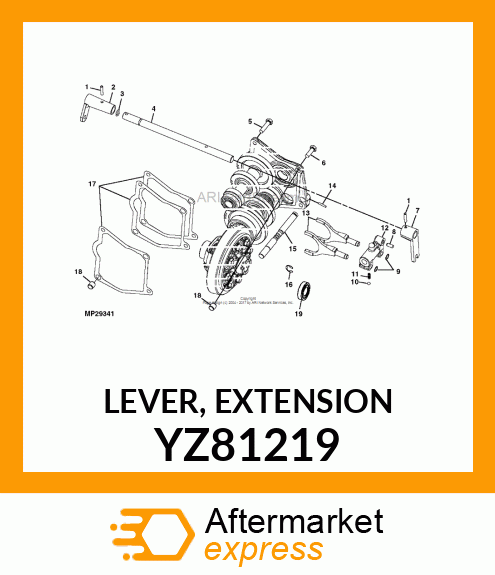 LEVER, EXTENSION YZ81219