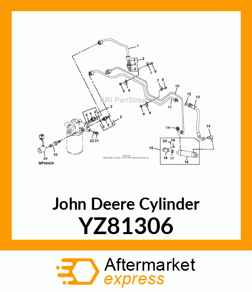 CYLINDER, MFWD YZ81306