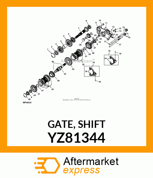 GATE, SHIFT YZ81344