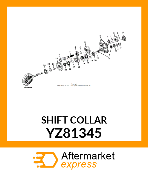 SHIFT COLLAR YZ81345