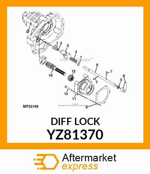 DIFF LOCK YZ81370