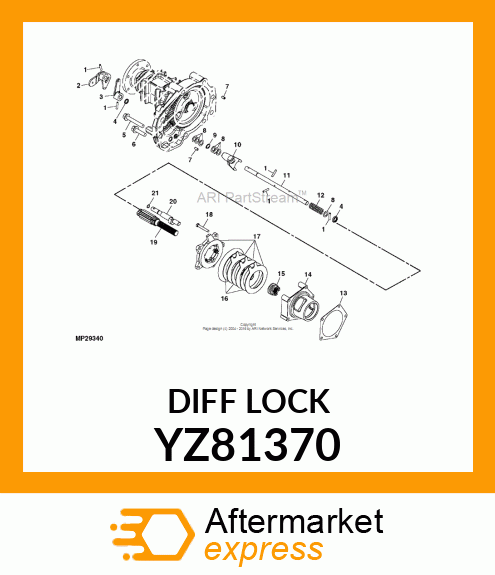 DIFF LOCK YZ81370